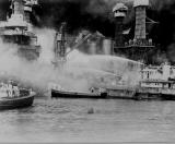 ww2/pacific/09 - USS WEST VIRGINIA aflame at Pearl Harbor.jpg